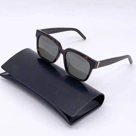 SAINT LAURENT SL M40/F ケース付き Amazon.com: SAINT LAURENT SL M40 Rectangular Shape Sunglasses With